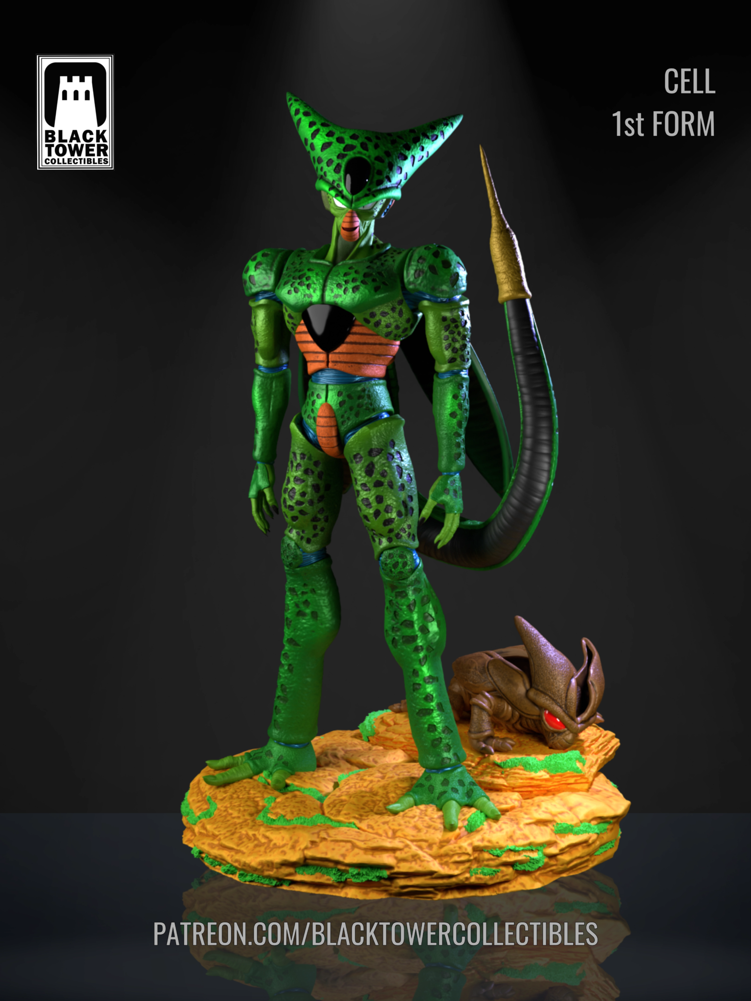 Cell STL First Form - Dragon Ball