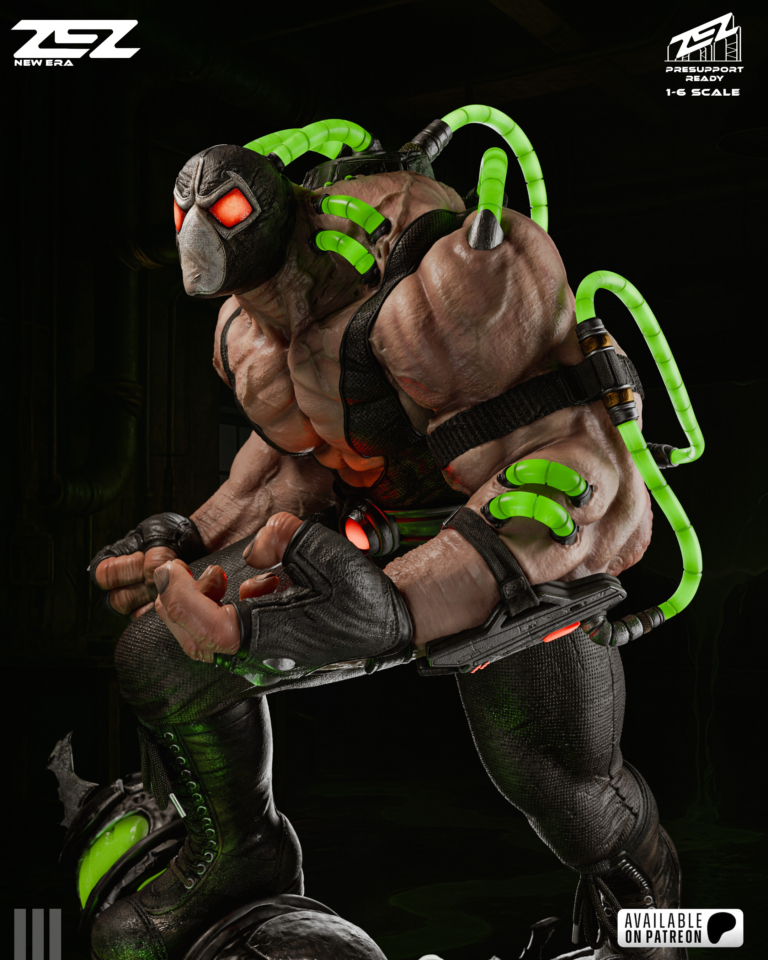Bane STL + Bust + Extras - DC