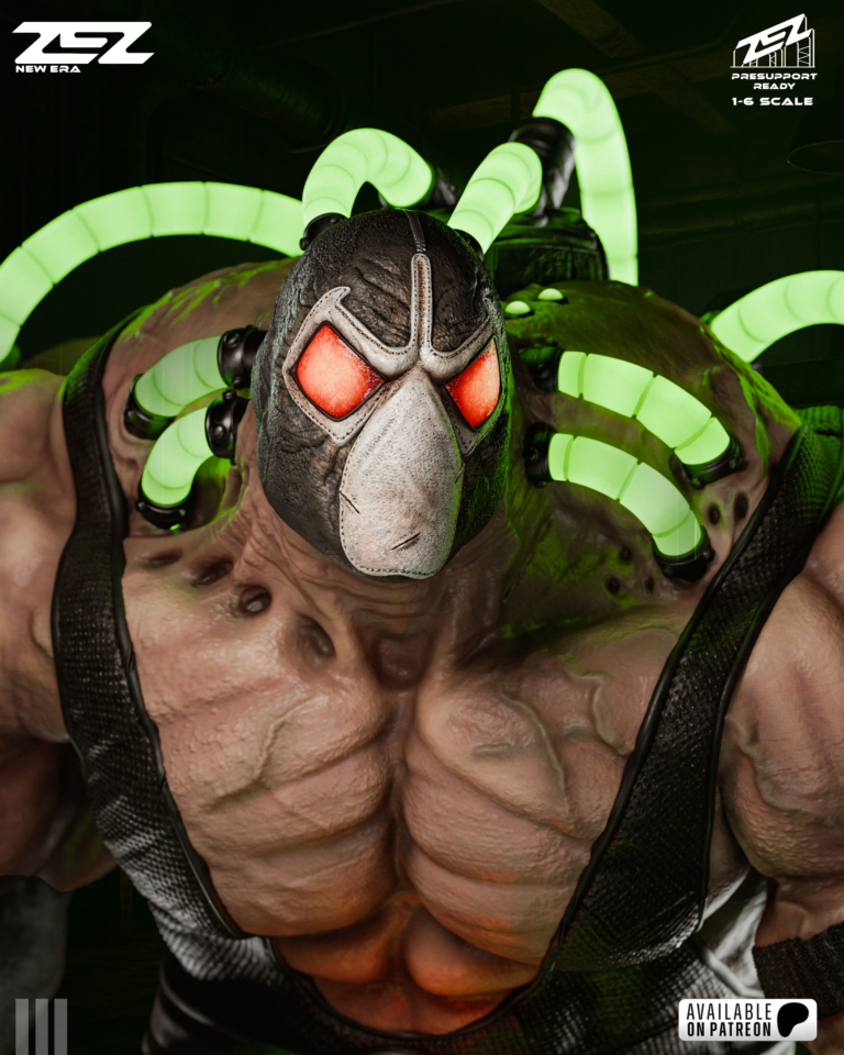 Bane STL + Bust + Extras - DC