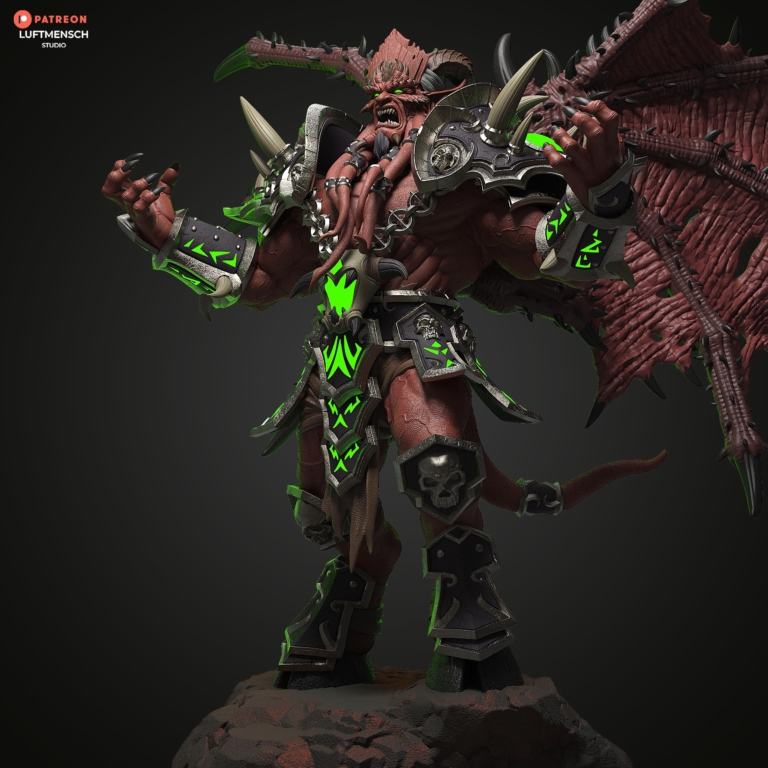 Kil'jaeden STL - Warcraft