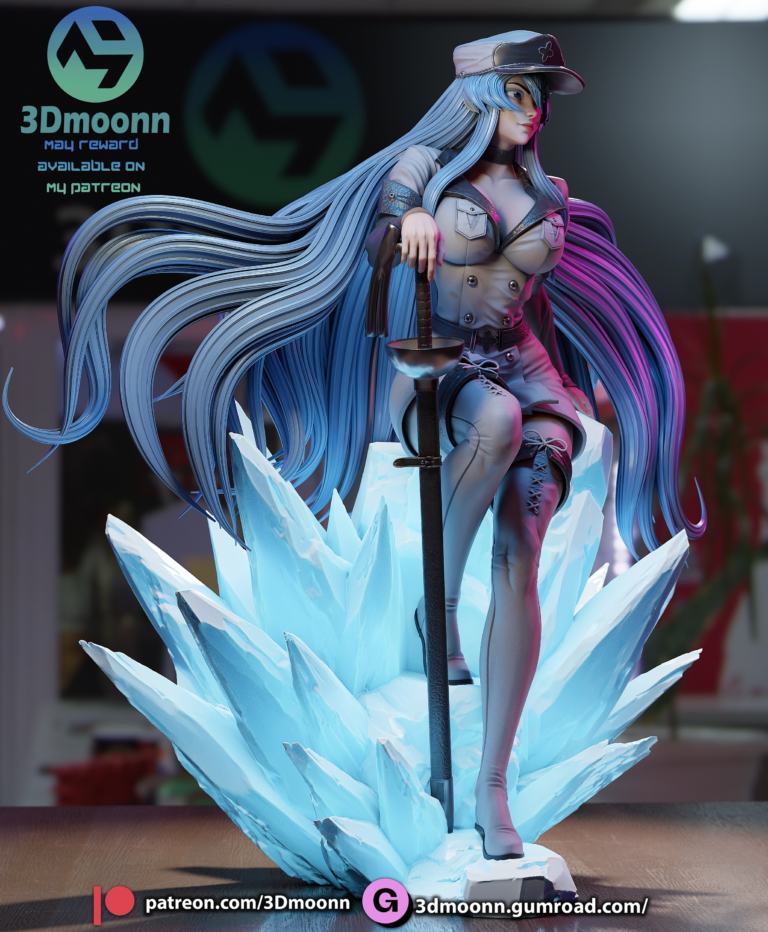 Esdeath STL 2 - Akame ga Kill