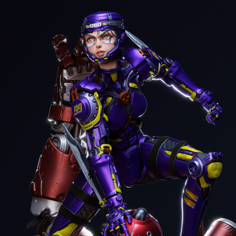 Alita STL + Motorball - Alita: Battle Angel