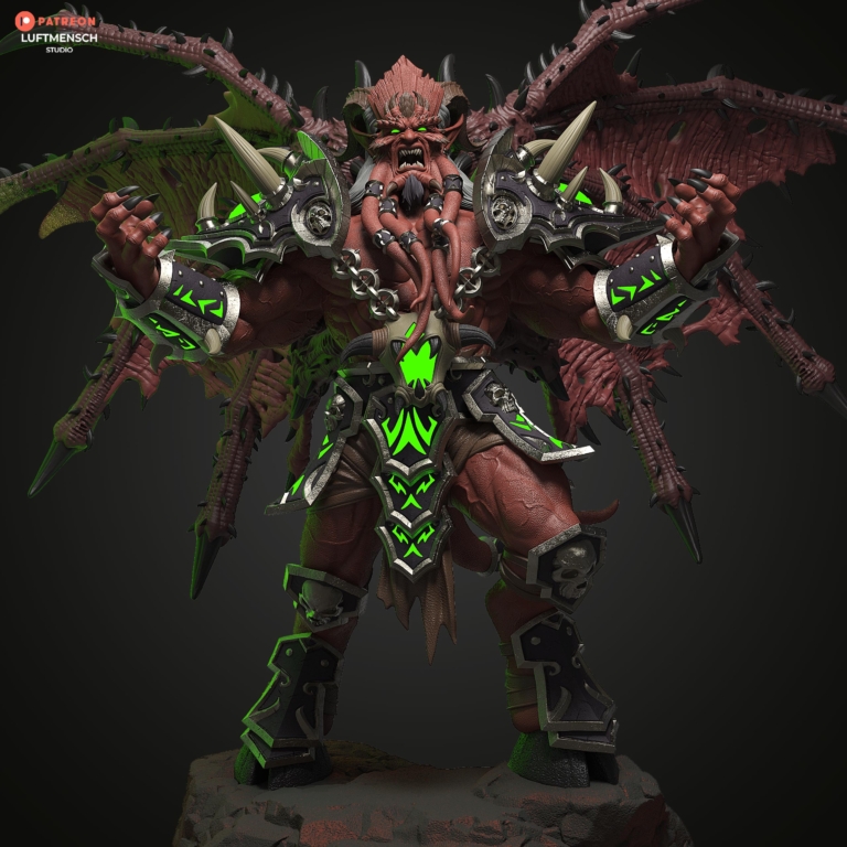 Kil'jaeden STL - Warcraft