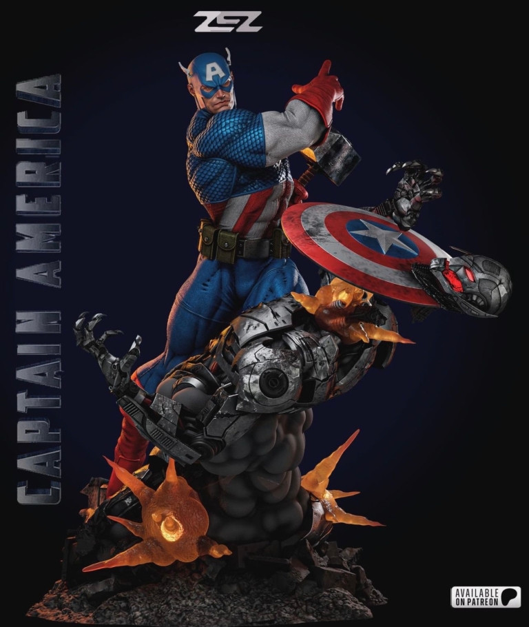 Captain America STL 3 - Marvel