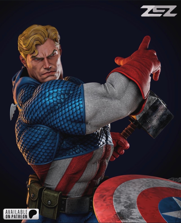 Captain America STL 3 - Marvel