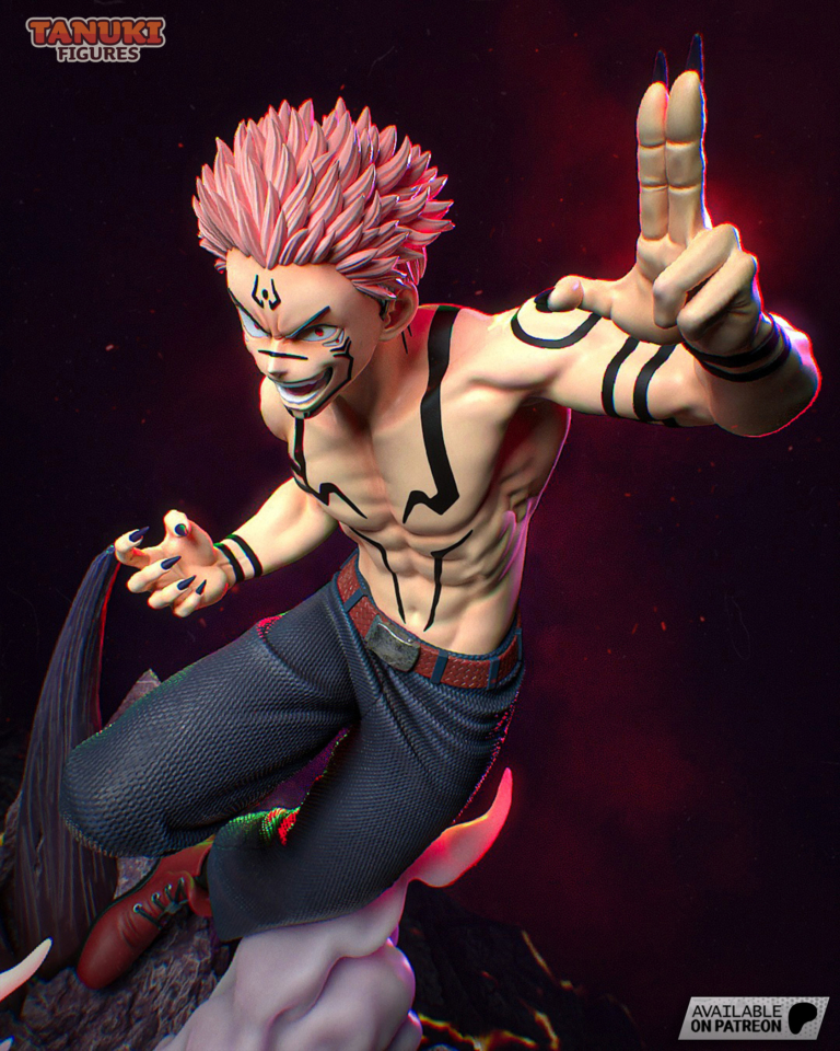 Yuji Itadori STL 3 + Sukuna - Jujutsu Kaisen