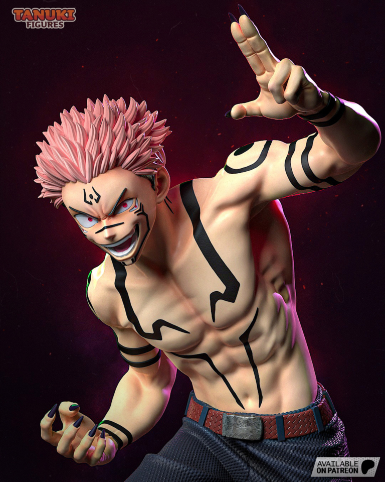Yuji Itadori STL 3 + Sukuna - Jujutsu Kaisen