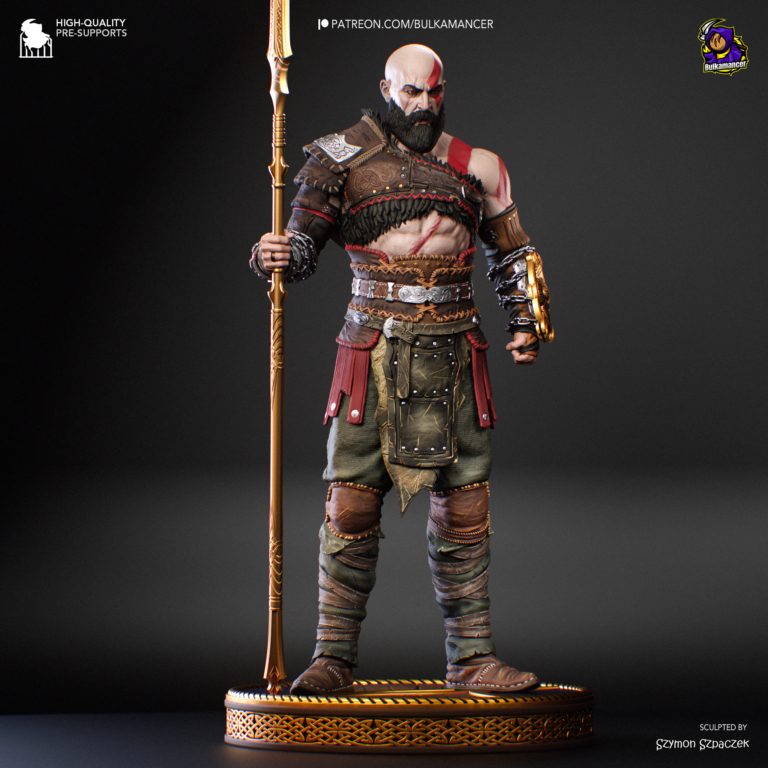 Kratos STL 4 - God of War