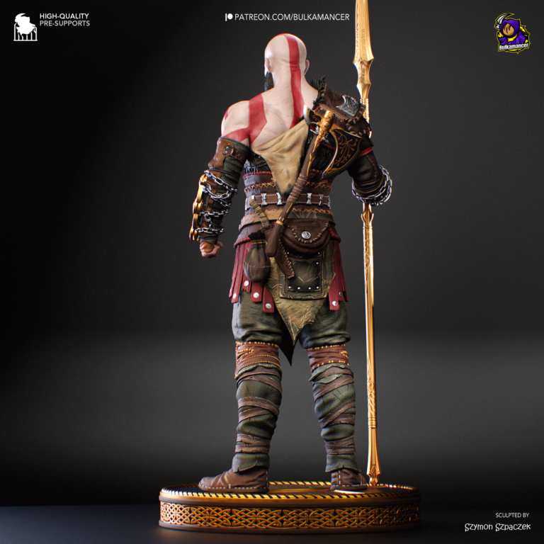 Kratos STL 4 - God of War