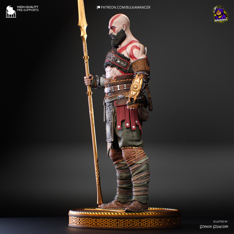 Kratos STL 4 - God of War