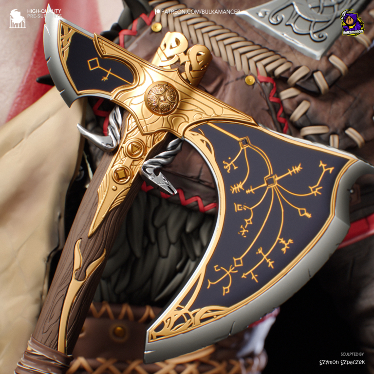 Kratos STL 4 - God of War
