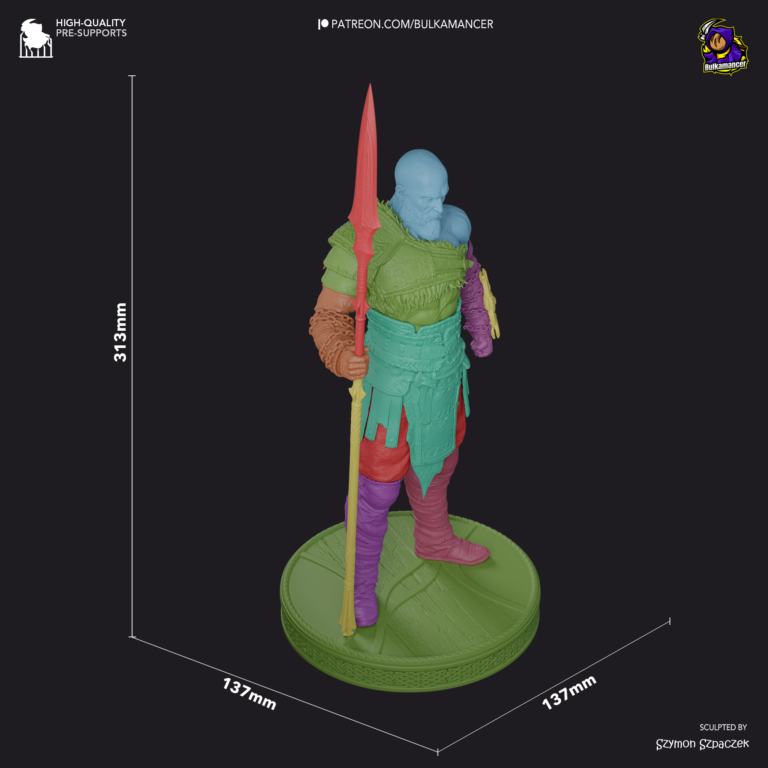 Kratos STL 4 - God of War