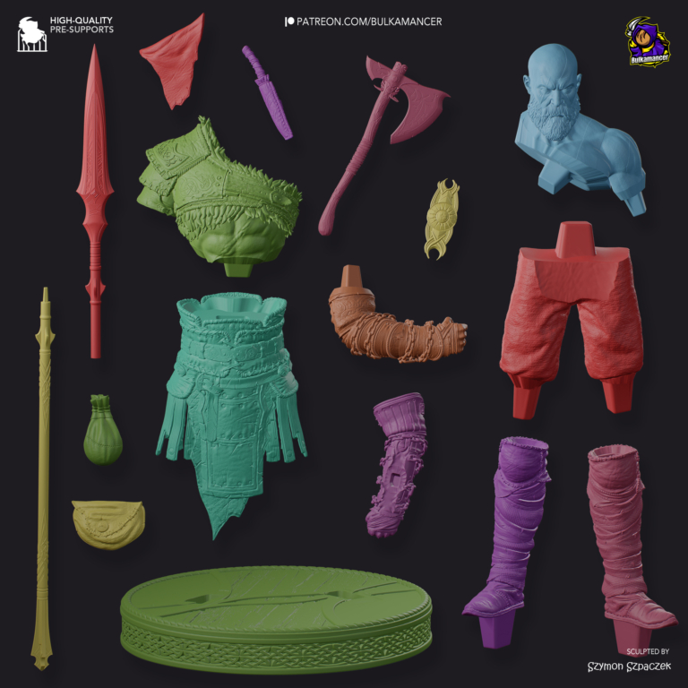 Kratos STL 4 - God of War