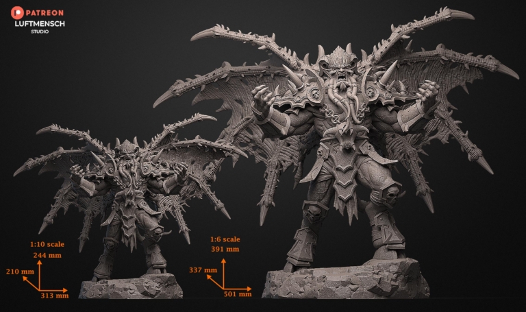 Kil'jaeden STL - Warcraft