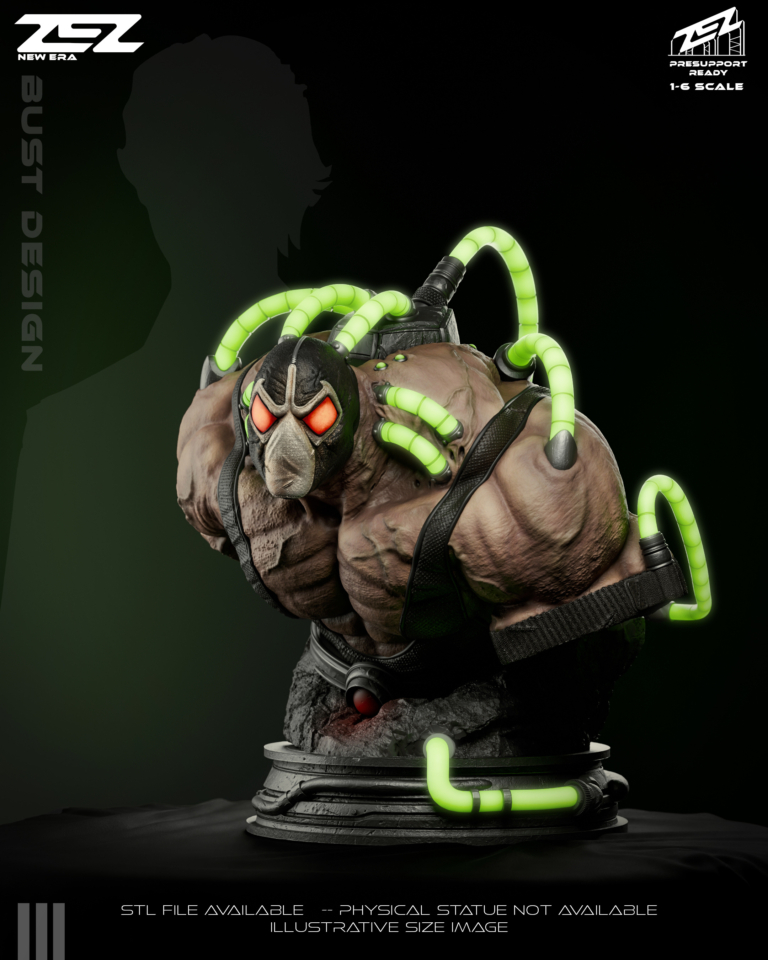 Bane STL + Bust + Extras - DC