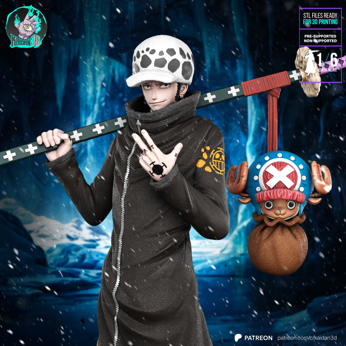 Trafalgar Law x Chopper Cover