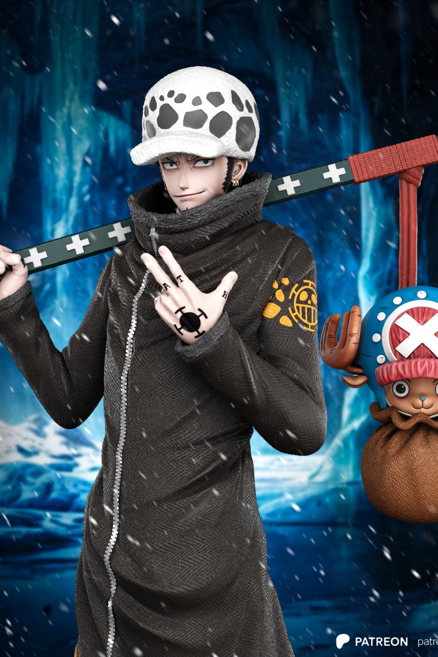 Trafalgar Law x Chopper Cover