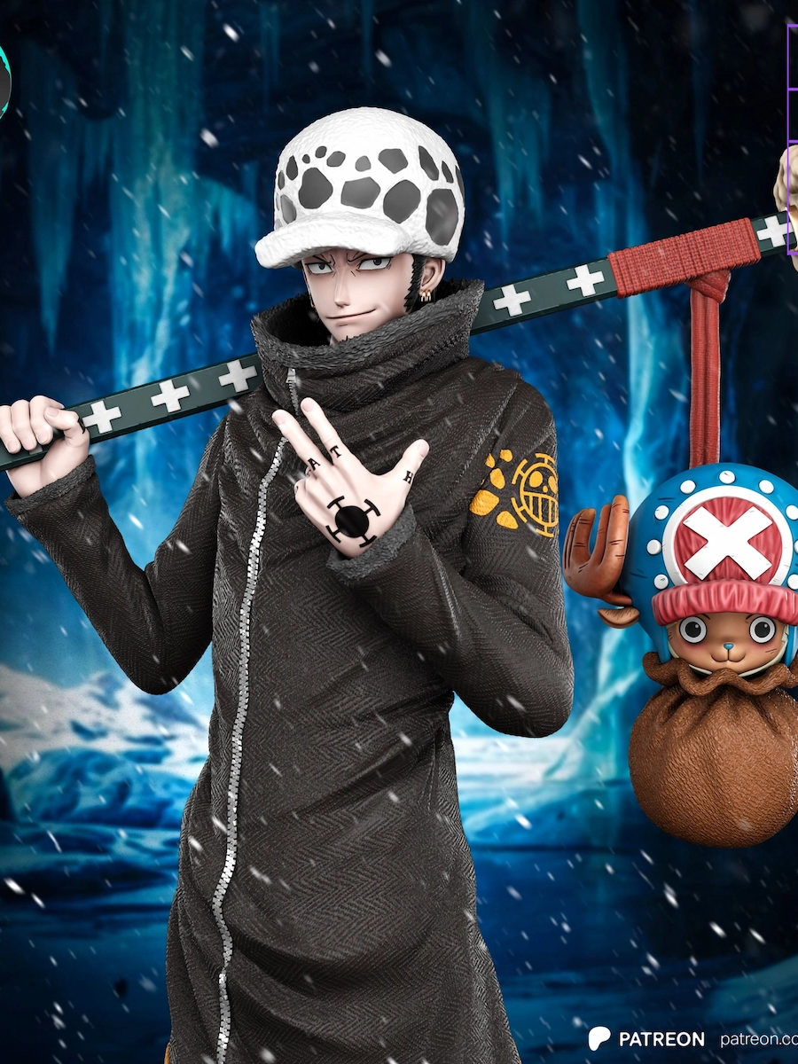 Trafalgar Law STL x Chopper - One Piece