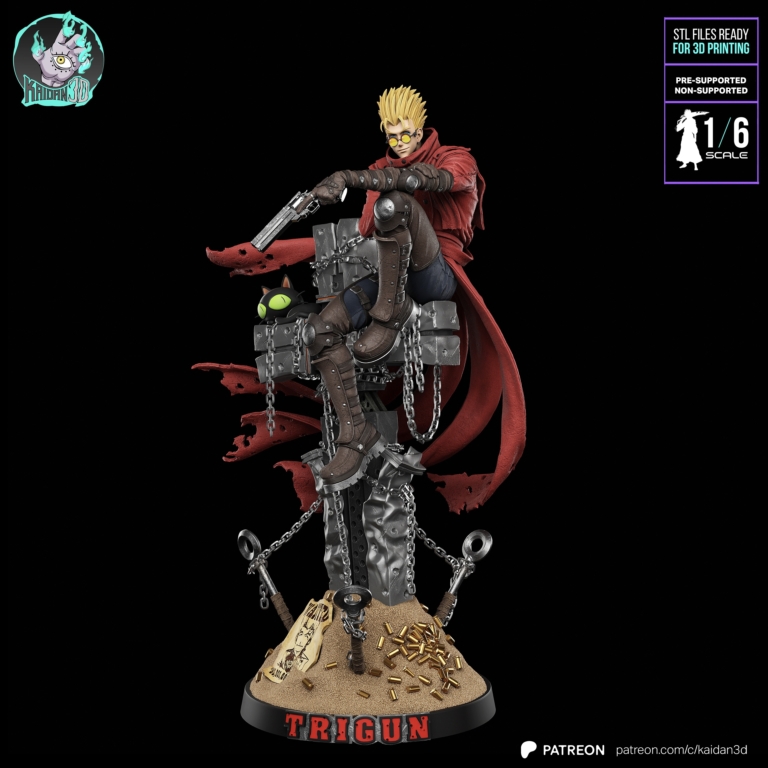 Vash the Stampede STL 2 - Trigun