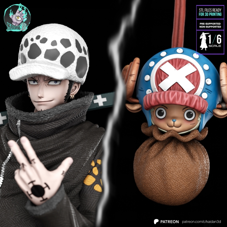 Trafalgar Law STL x Chopper - One Piece