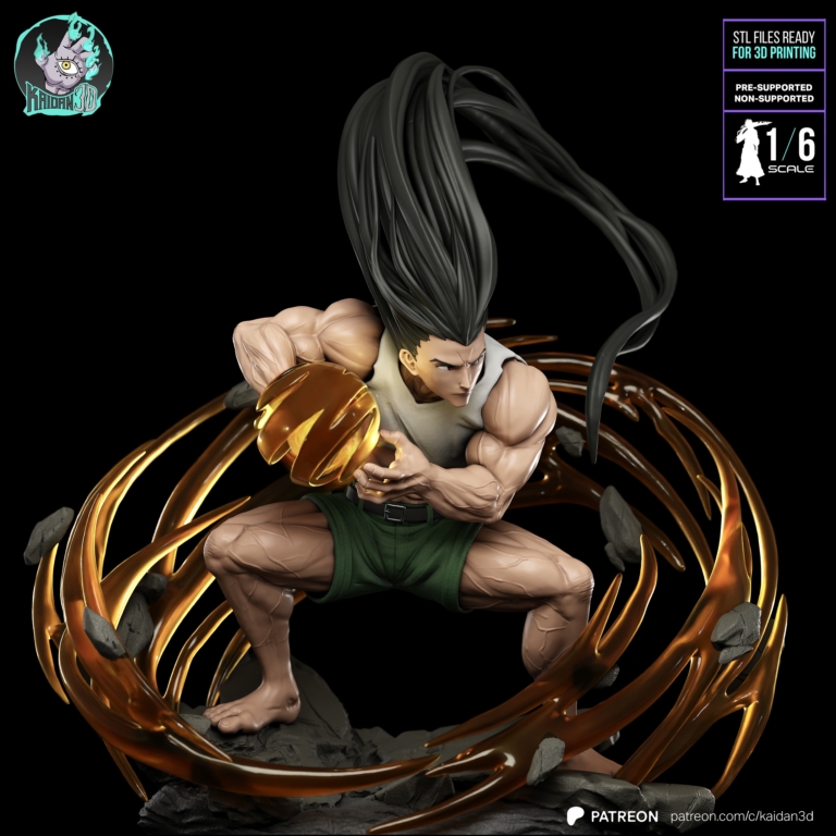 Adult Gon Freecss STL 2 - Hunter x Hunter