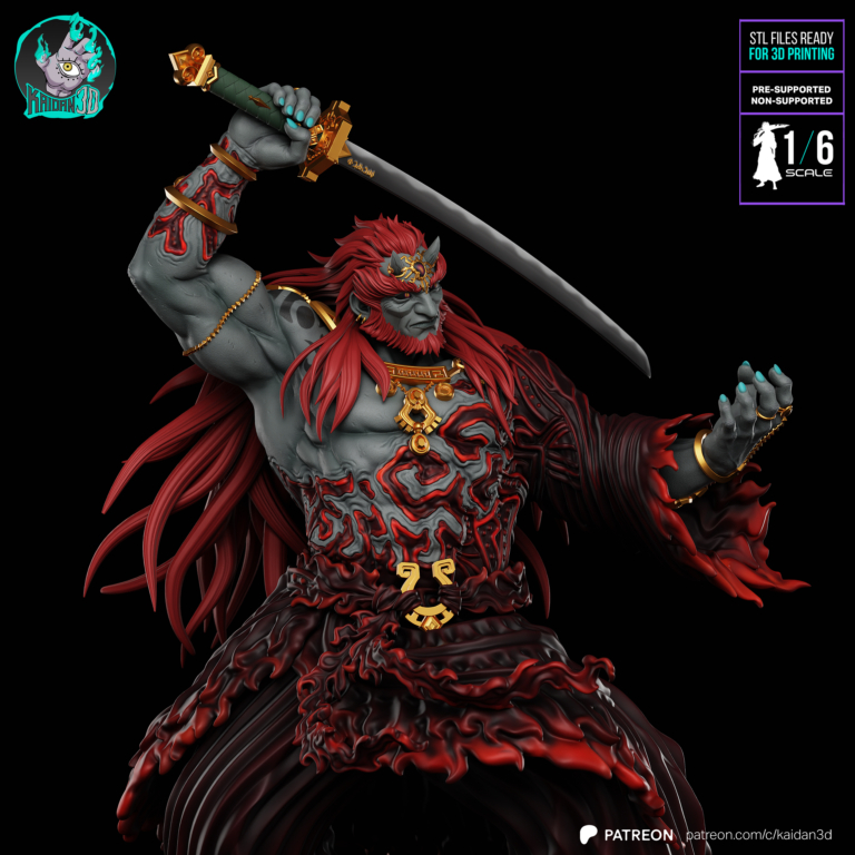 Ganondorf STL - The Legend of Zelda