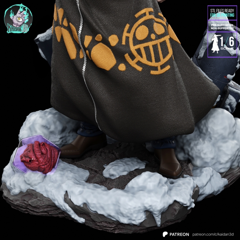 Trafalgar Law STL x Chopper - One Piece