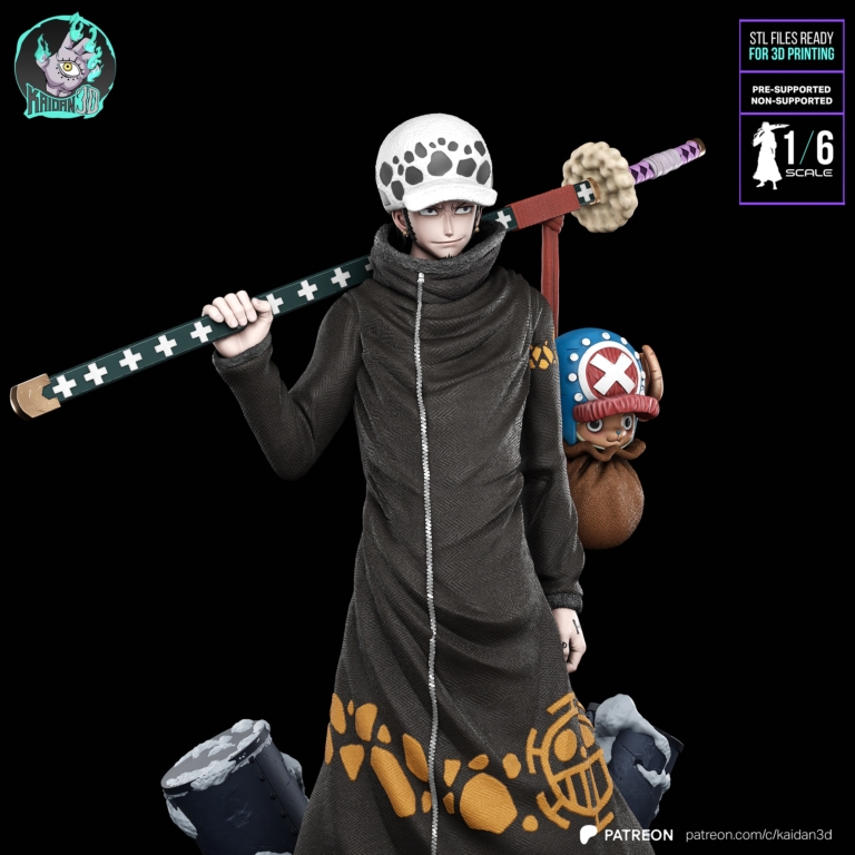 Trafalgar Law STL x Chopper - One Piece