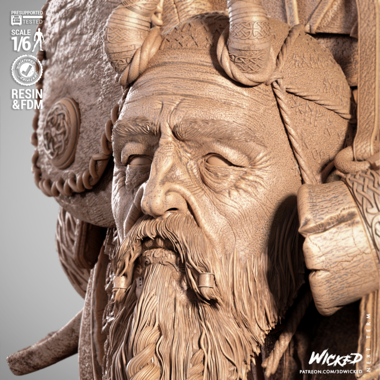 Kratos STL 5 + Bust + Extras - God of War