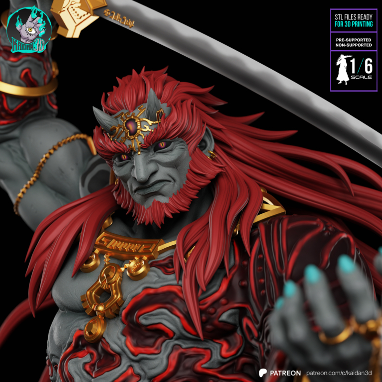 Ganondorf STL - The Legend of Zelda