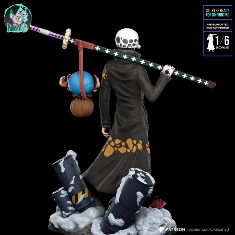Trafalgar Law STL x Chopper - One Piece