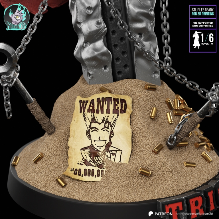 Vash the Stampede STL 2 - Trigun