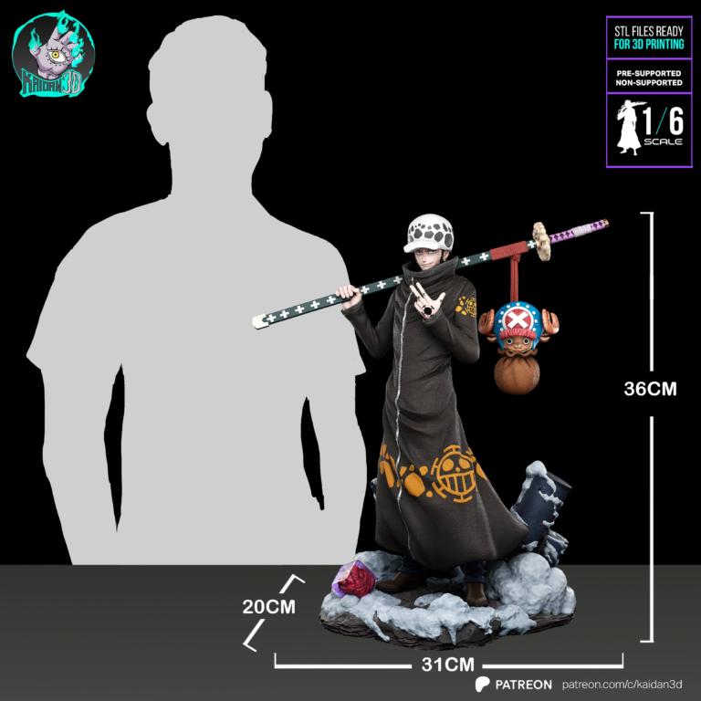 Trafalgar Law STL x Chopper - One Piece