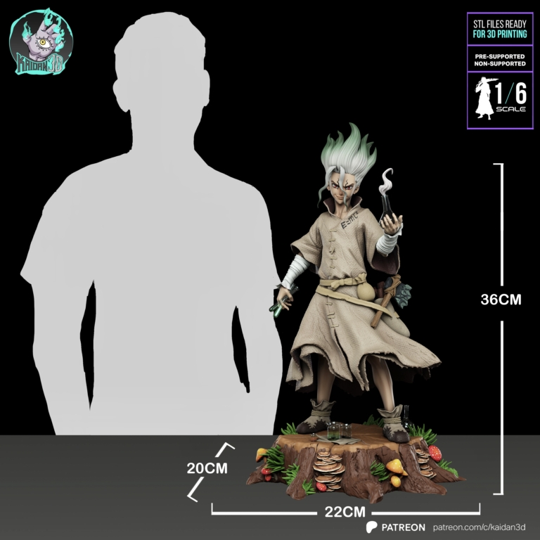 Senku Ishigami STL - Dr. Stone