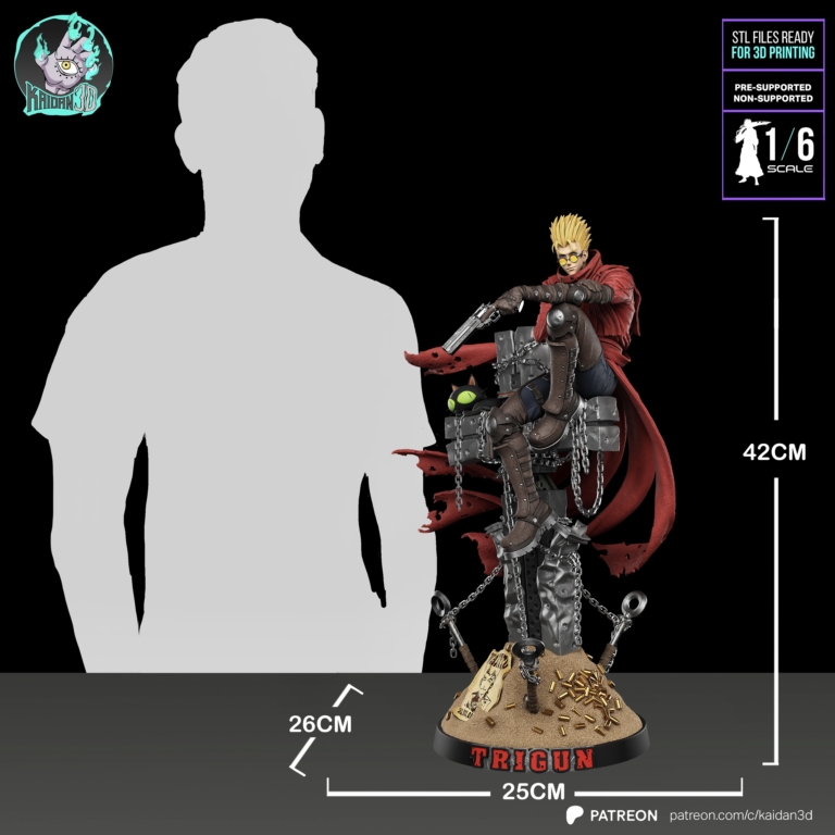 Vash the Stampede STL 2 - Trigun