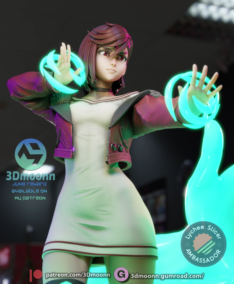 Momo Ayase STL 8 + Extras - Dandadan