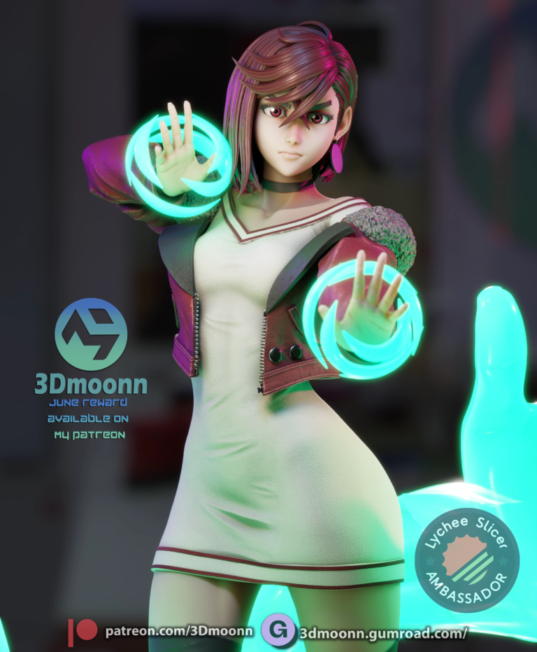 Momo Ayase STL 8 + Extras - Dandadan