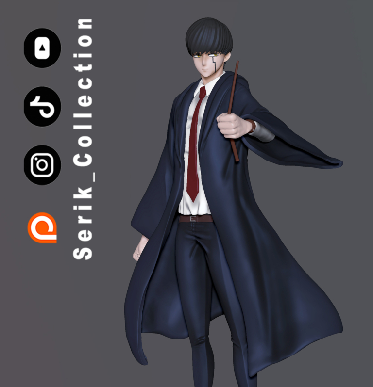 Mash Burnedead STL - Mashle: Magic and Muscles