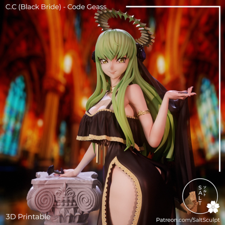 C.C BlackBride Code Geass STL Cover