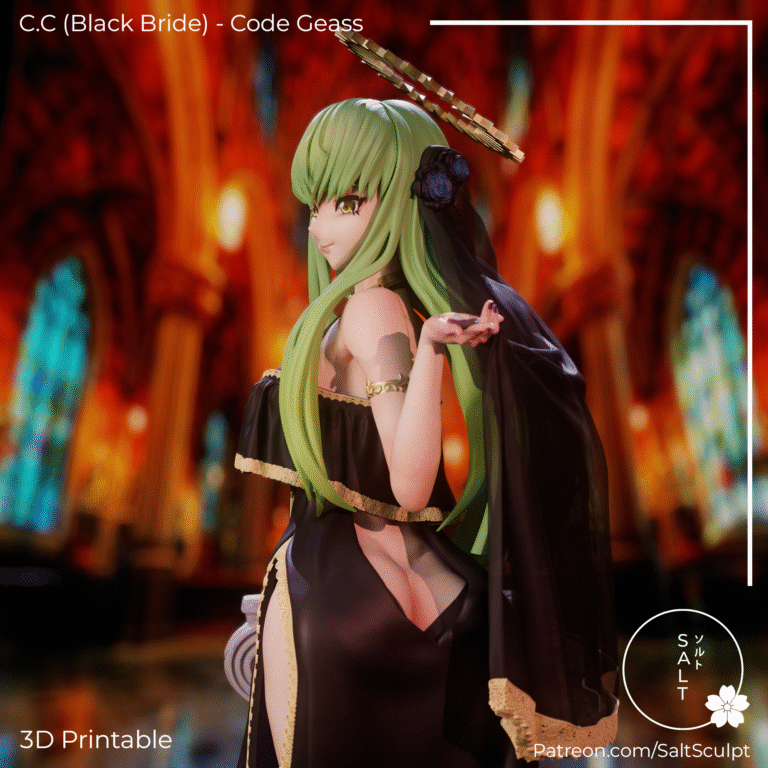 C.C (Black Bride) + NSFW - Code Geass STL