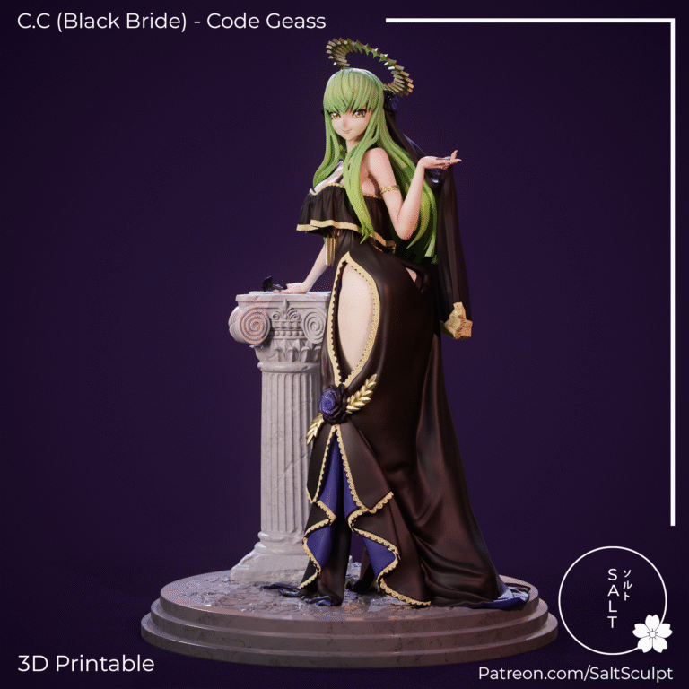 C.C (Black Bride) + NSFW - Code Geass STL