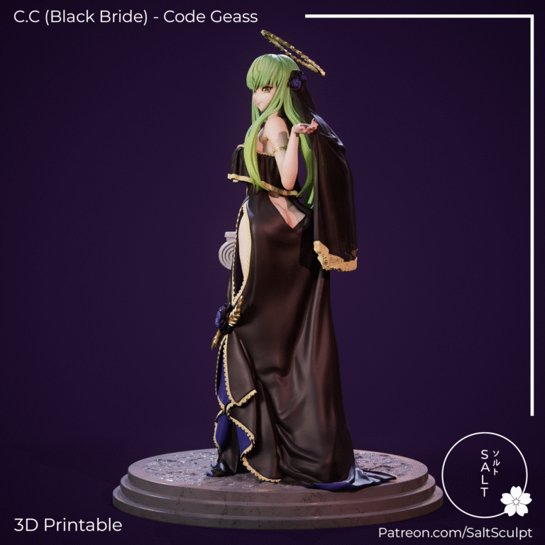 C.C (Black Bride) + NSFW - Code Geass STL