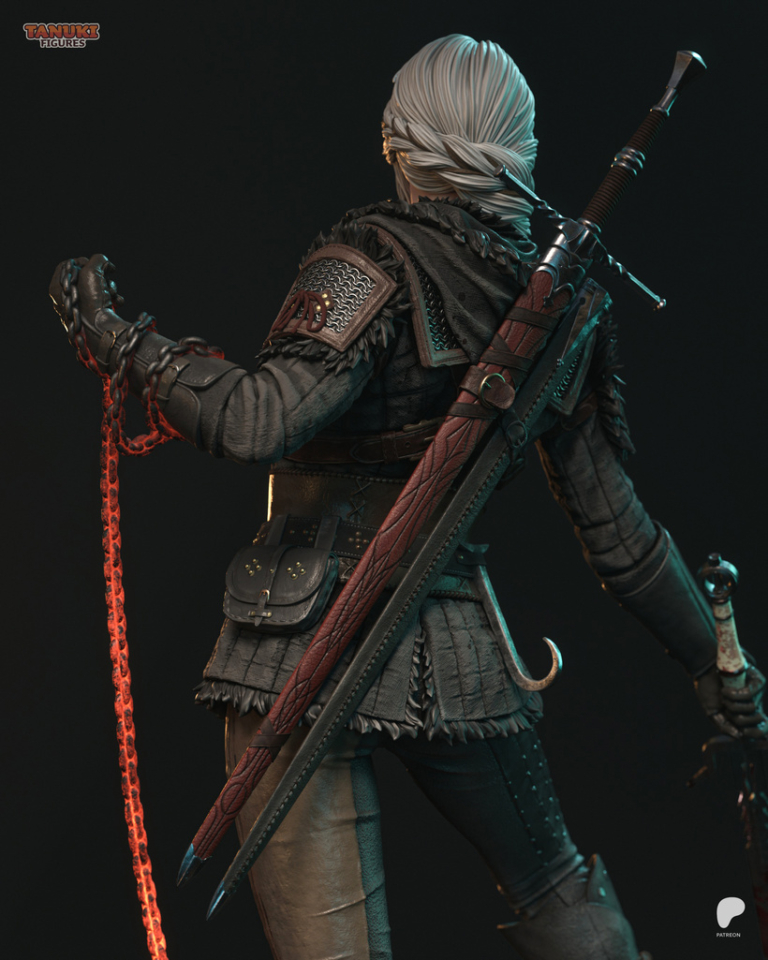 Ciri STL 3 - The Witcher