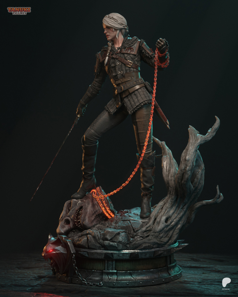 Ciri STL 3 - The Witcher