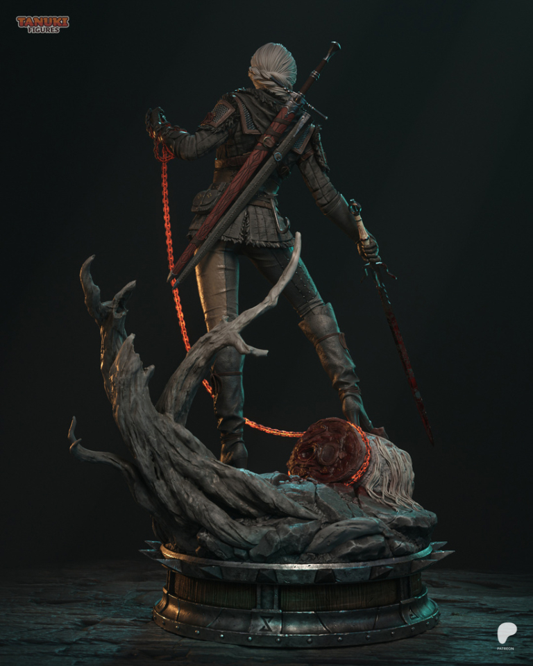 Ciri STL 3 - The Witcher