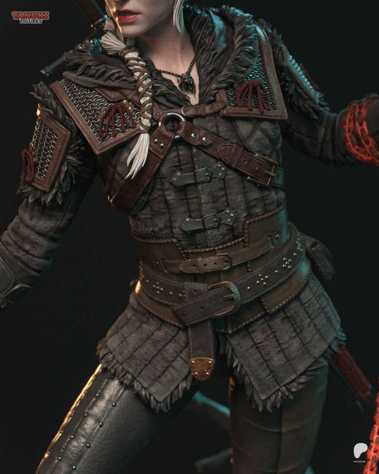 Ciri STL 3 - The Witcher