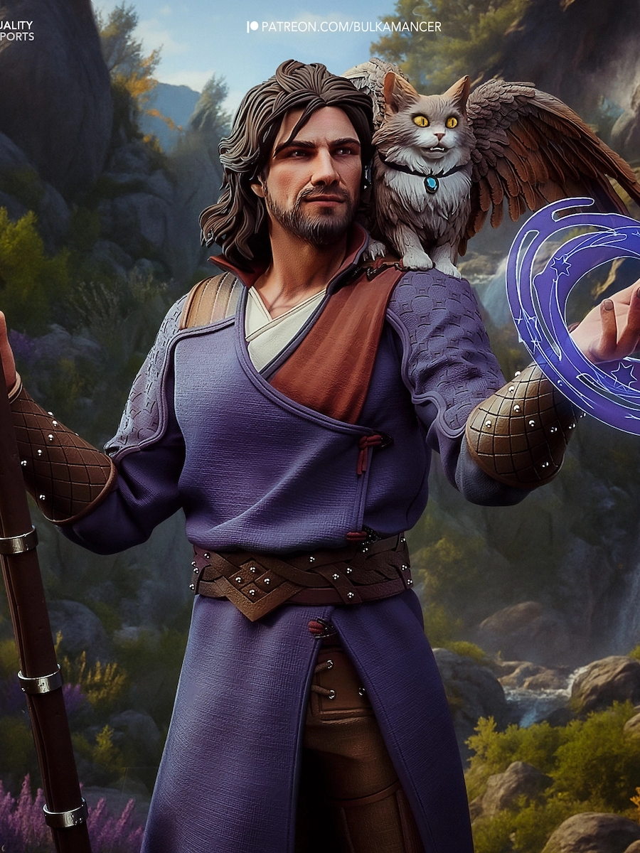 Gale STL & Tara - Baldur's Gate