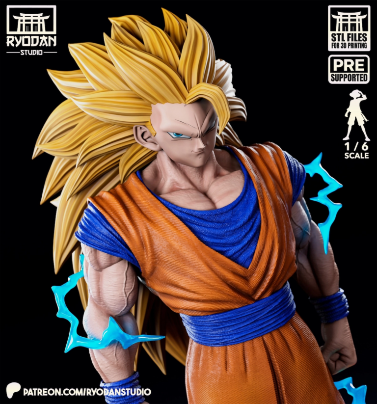 Goku STL SSJ3 Cover