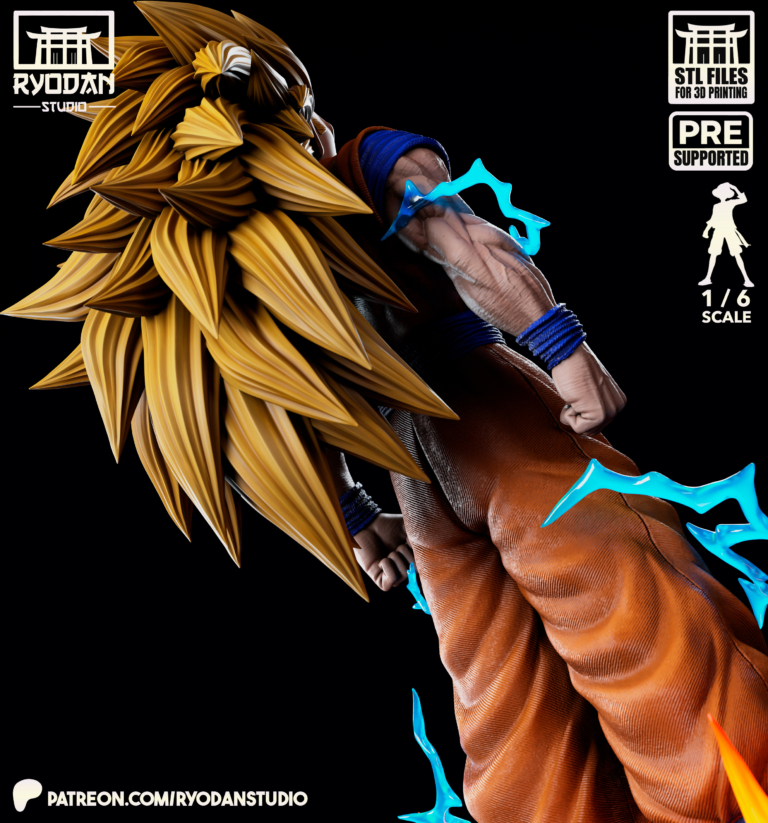 Goku STL SSJ3 - Dragon Ball