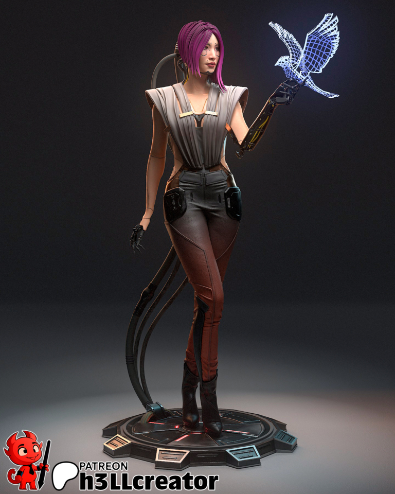 Songbird STL - Cyberpunk